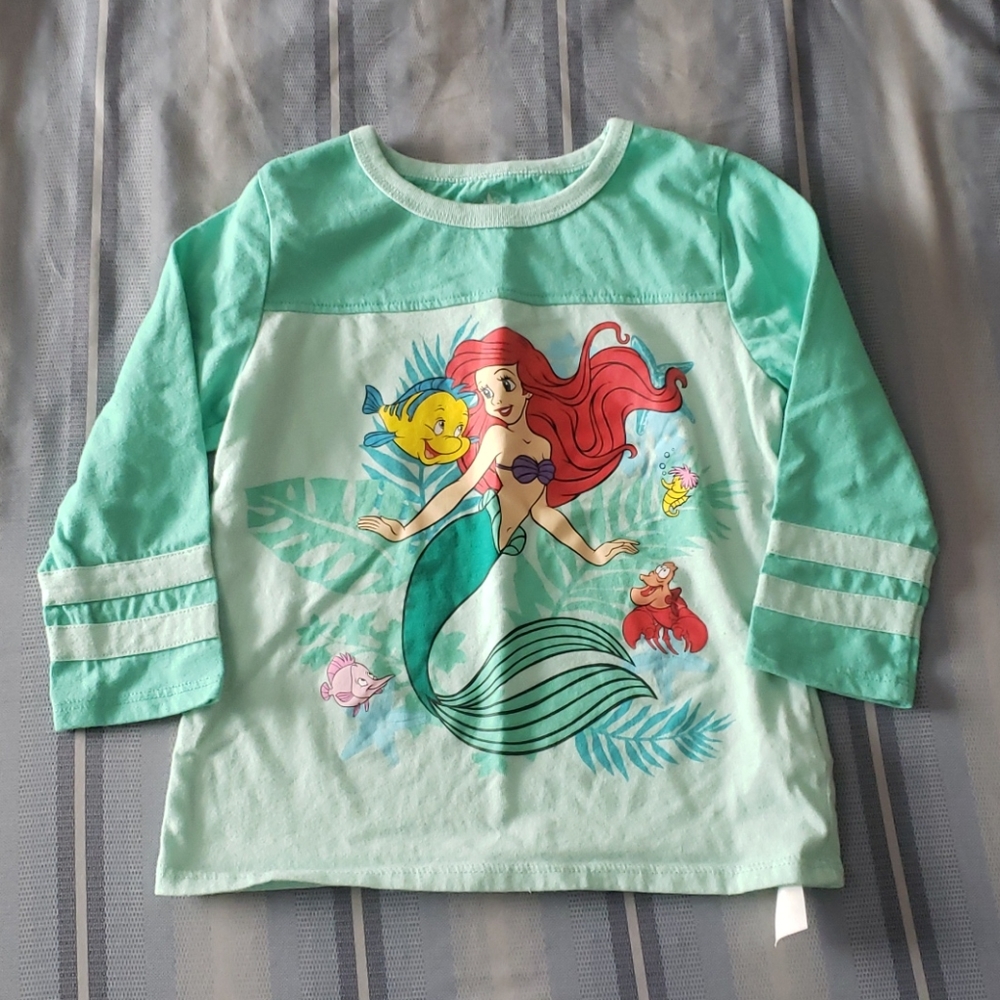 Girls Princess Ariel Long Sleeved